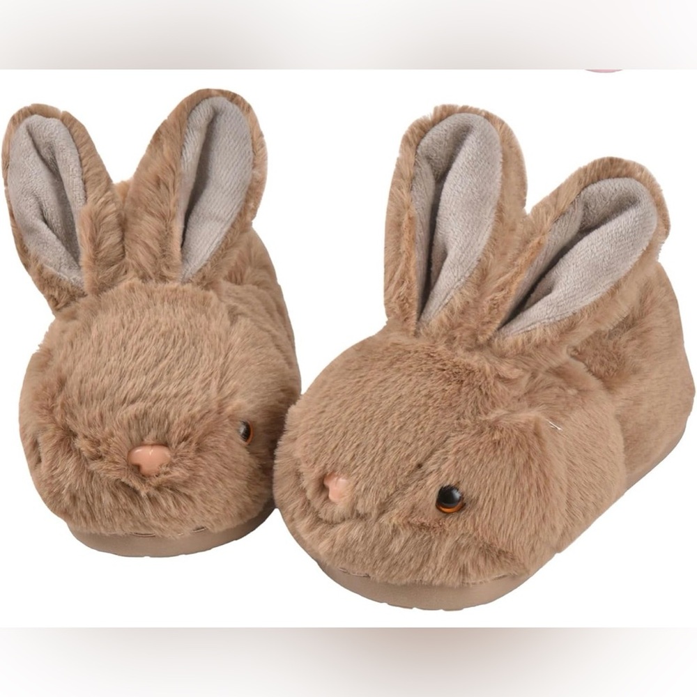 Brown Bunny Kids Slippers